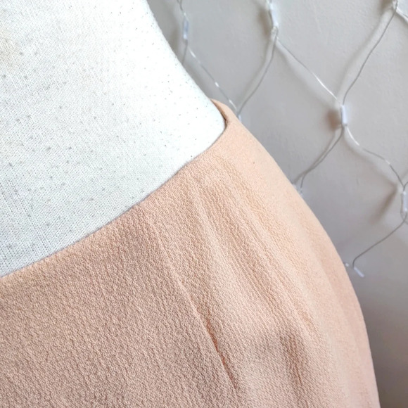Anne Klein Skirt / Peach w/ Lace / Size 12 / Career - Picture 2 of 7